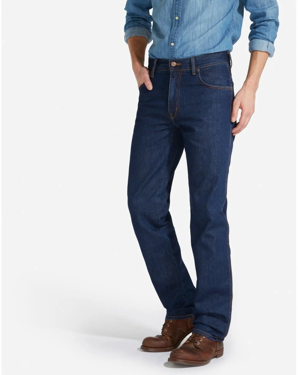 Jeans Wrangler texas Spijkerblauw