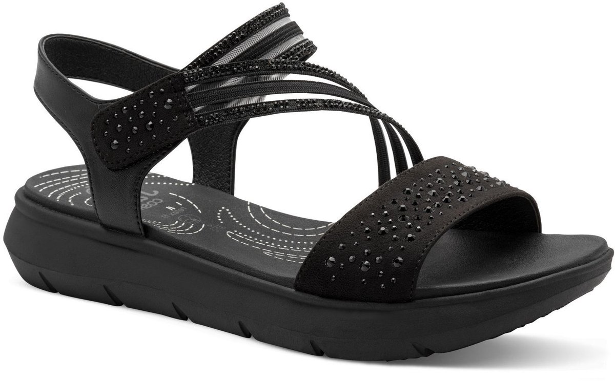 Jana Coshy Dames Sandaal 8-28771-46 001 H-breedte Maat: 37 EU