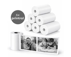TinyPlay 6x Papierrollen voor kindercamera en Mini Pocket Printer (…
