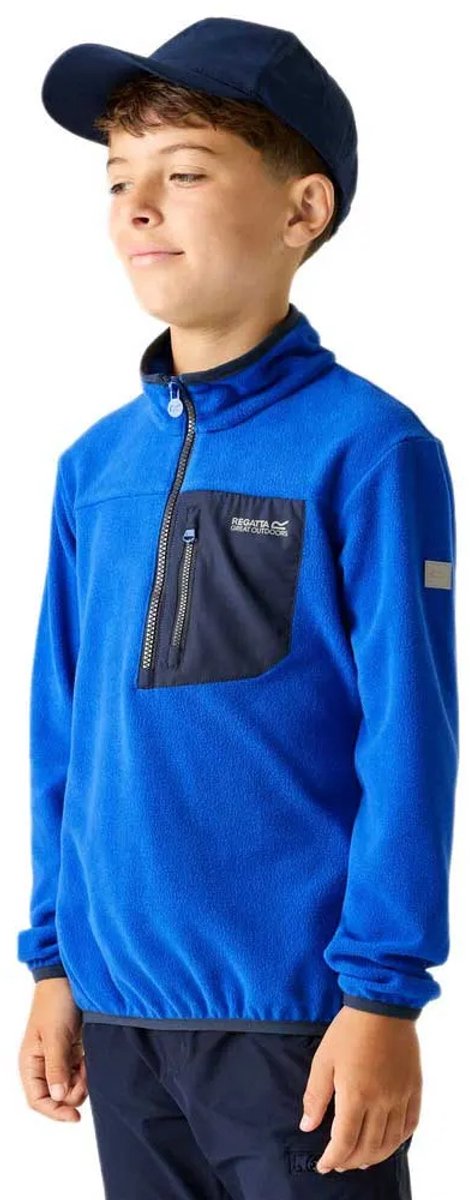 Kinderfleece met halve rits Frankie