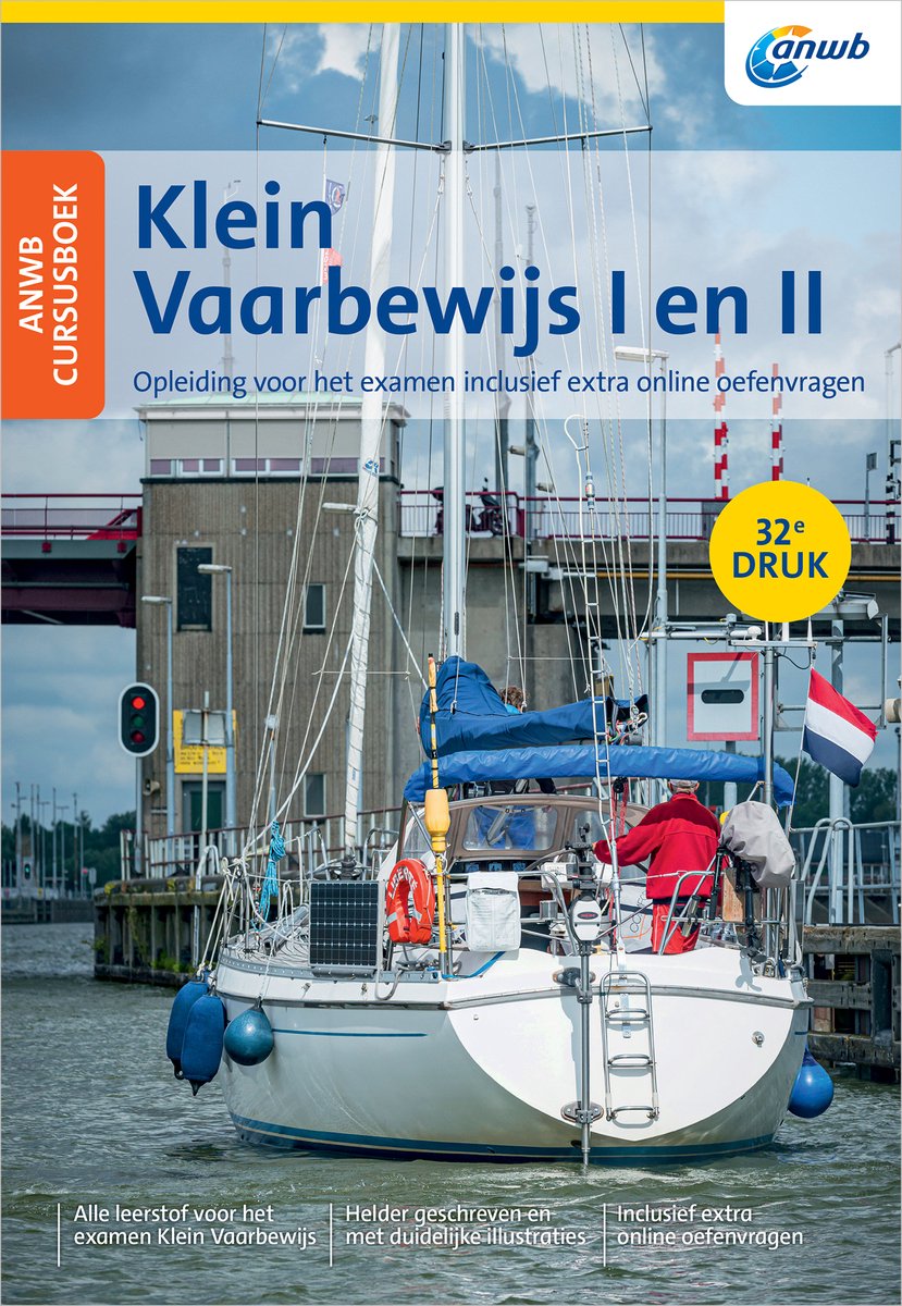 Omslag van ANWB Cursusboek Klein Vaarbewijs I en II
