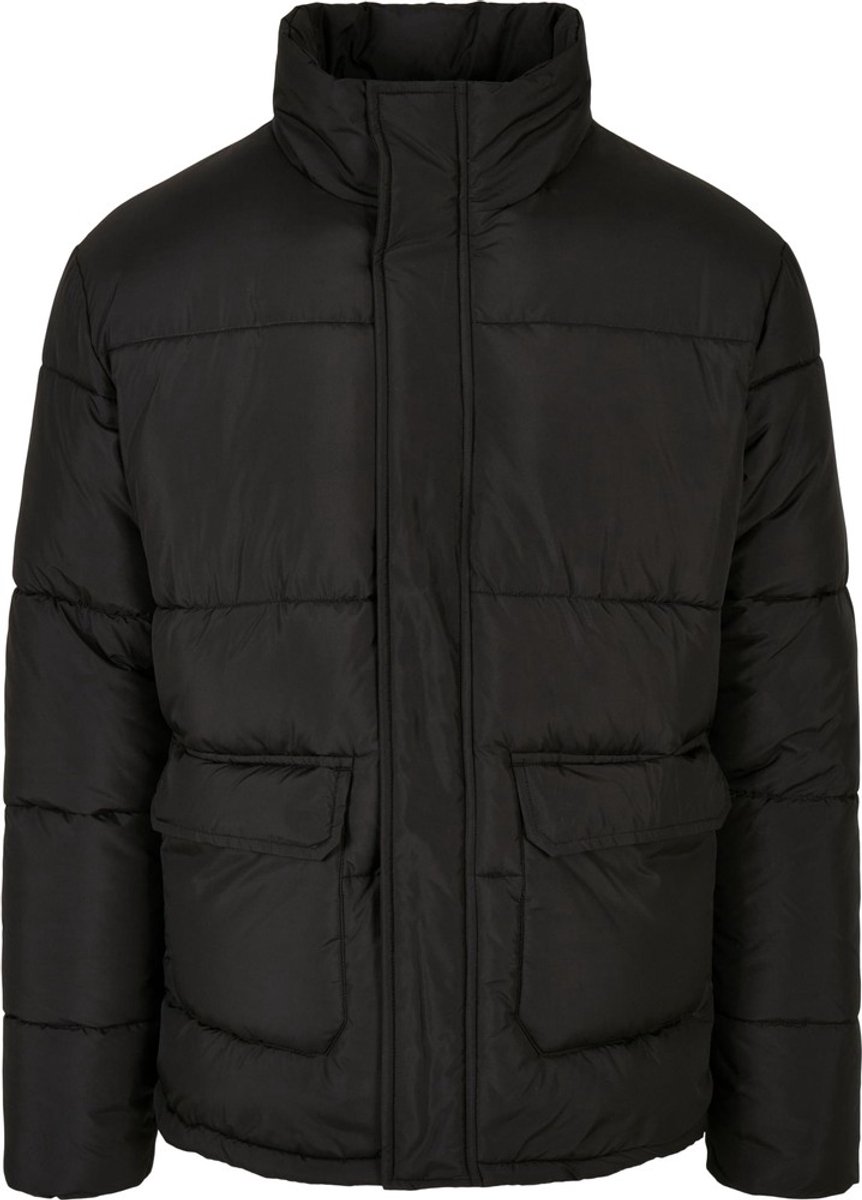 Urban Classics Short Puffer Jacket L Zwart