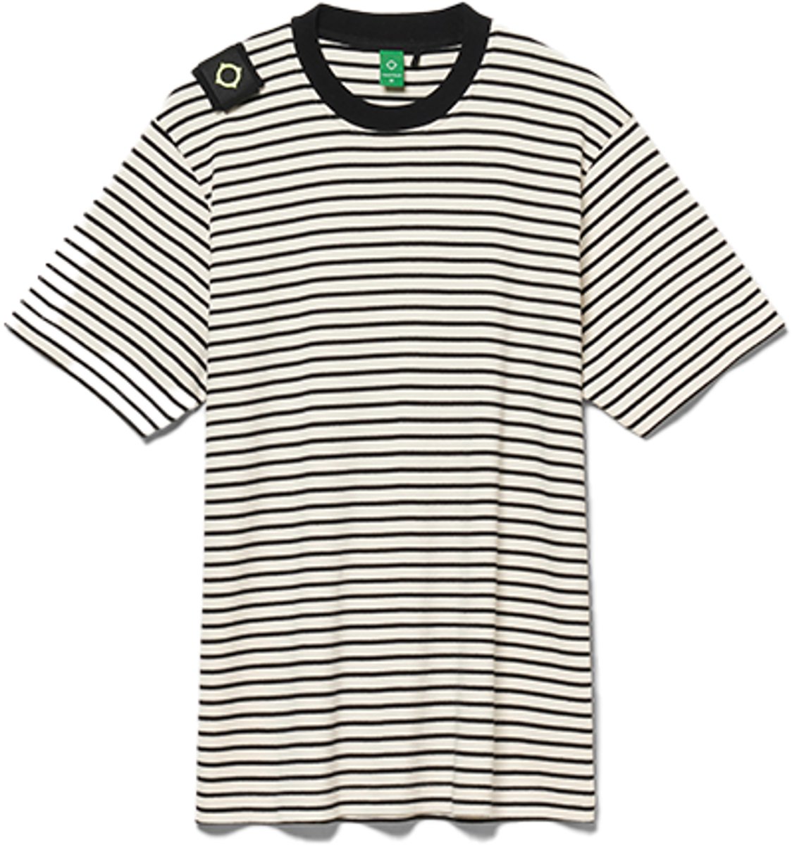 Ma.Strum Stripe Badge SS Tee