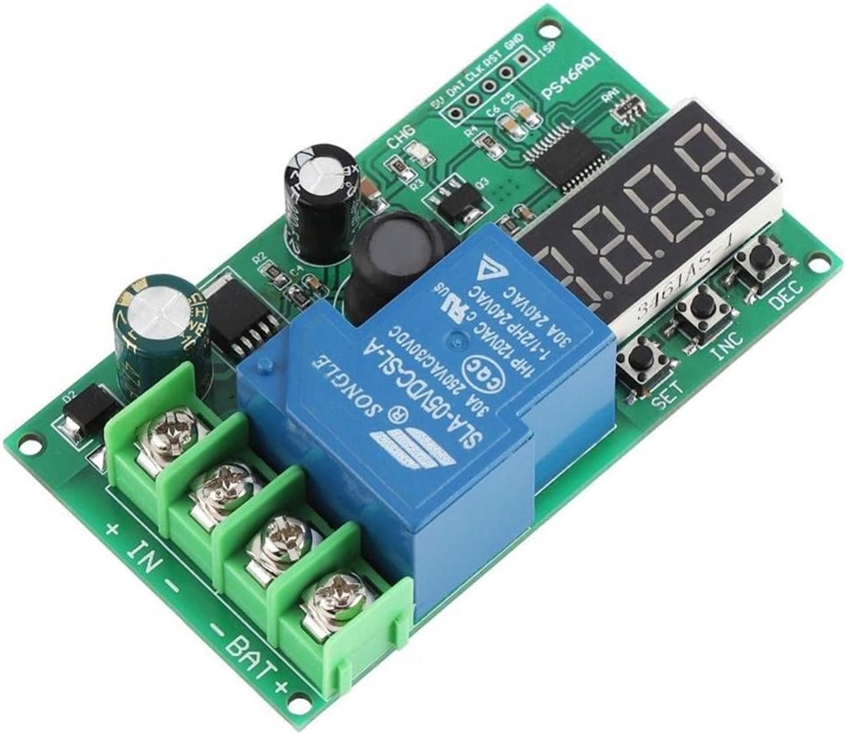 Accu Laadbeheer Module voor Loodzuur en Lithium Batterijen met Spanningsindicatie