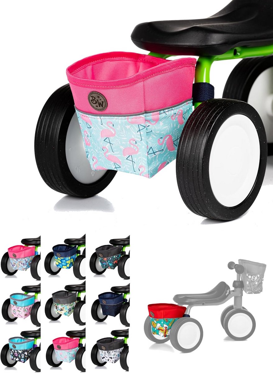 Frametas voor Kinderen - Universele Fiets- en Loopfiets Tas met Reflectie
