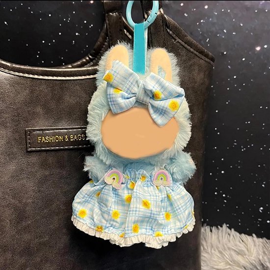 Poppenkleding Set 2 Delen Jurk met Strik voor Poppen van 17 cm — afbeelding 3