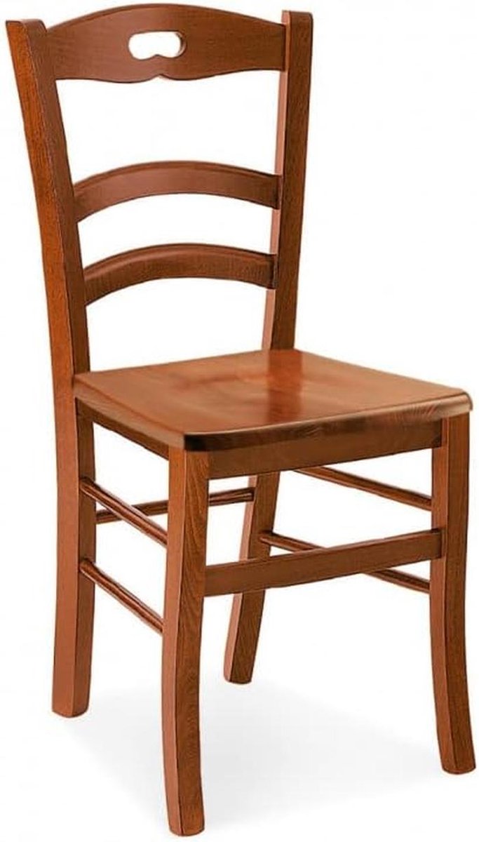 Set van 2 Eetkamerstoelen van Donker Beukenhout - Klassiek Italiaans Design