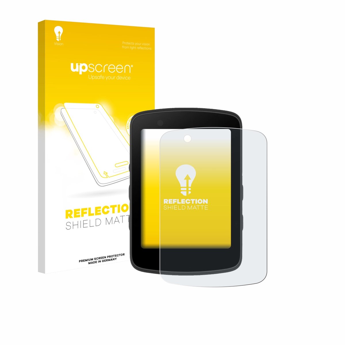 upscreen - Screenprotector voor Bryton Rider 650 - Folie Beschermfolie anti glare matte