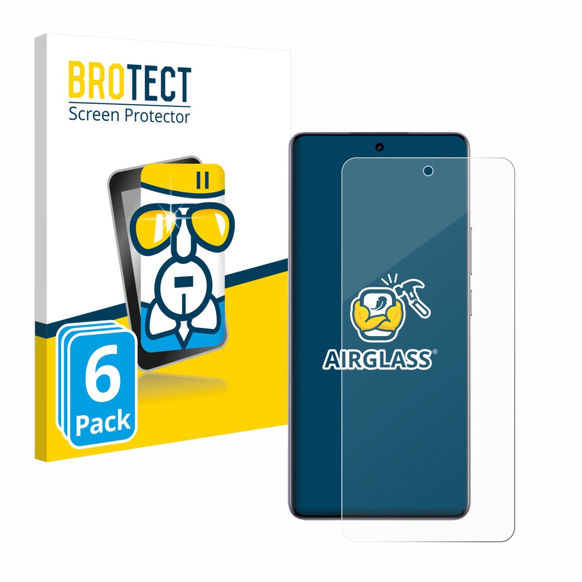 Screenprotector 6 Stuks voor realme 15 Pro Beschermglas transparant