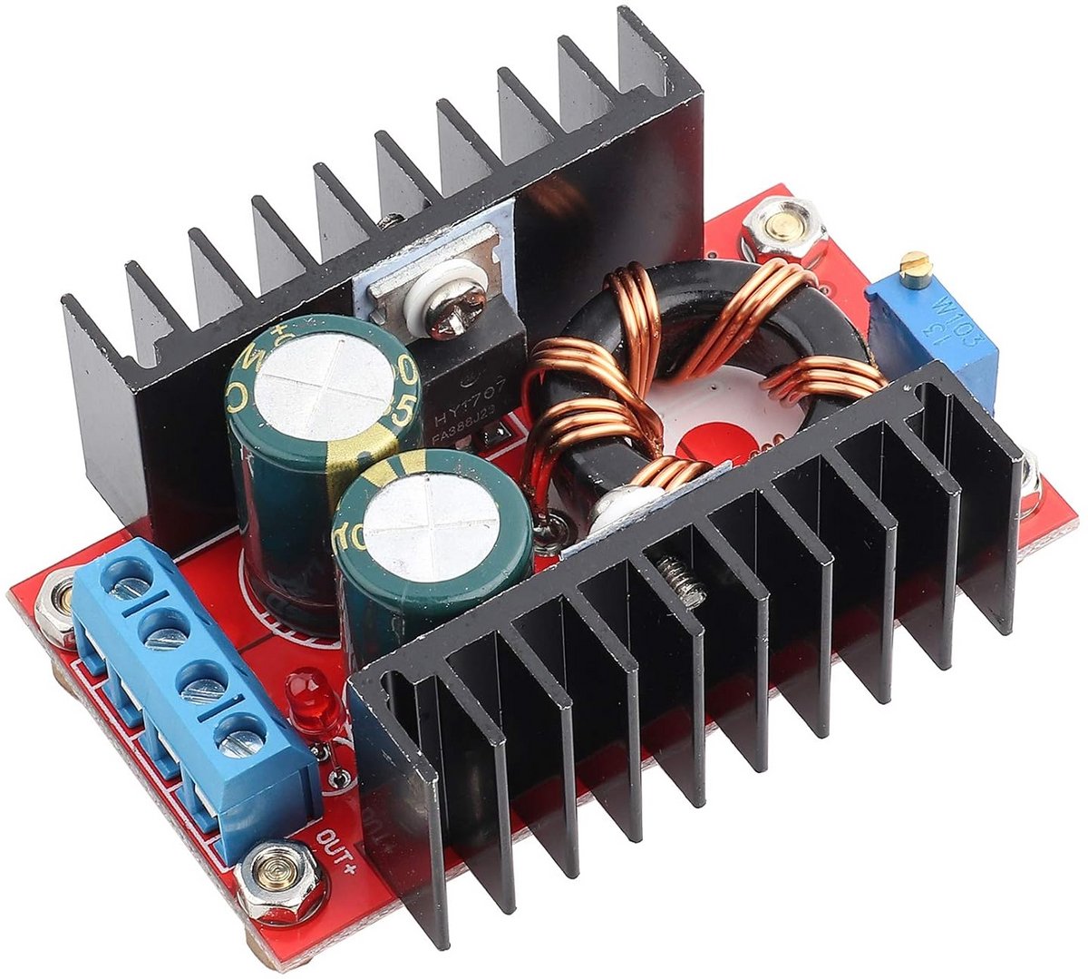 DC-DC Step Up Converter 12V naar 24V Spanningsregelaar 150W Boost Module