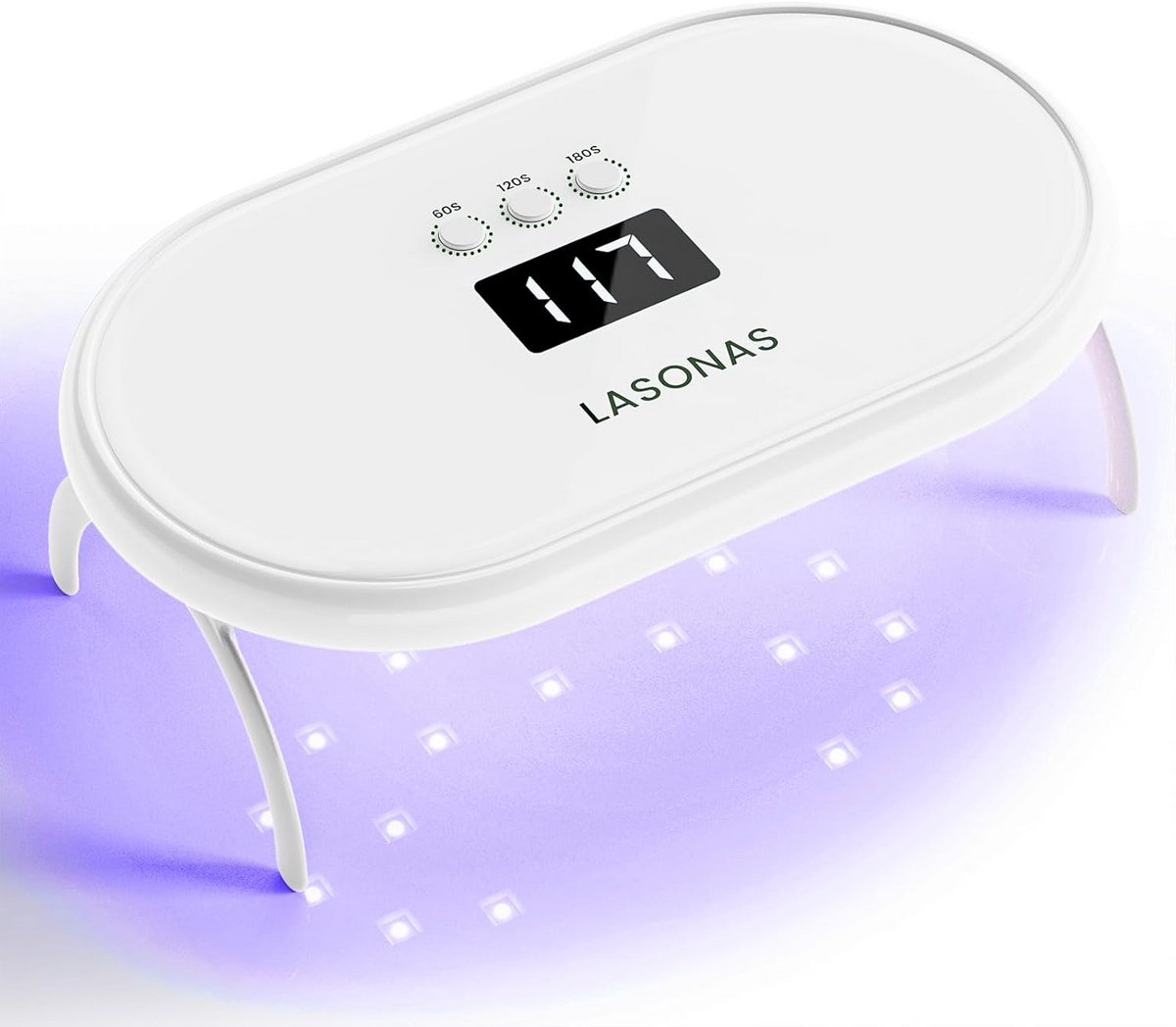 Draagbare UV LED Nagellamp 24W voor Gellak en Gelstickers - Mini Drooglamp met Timer