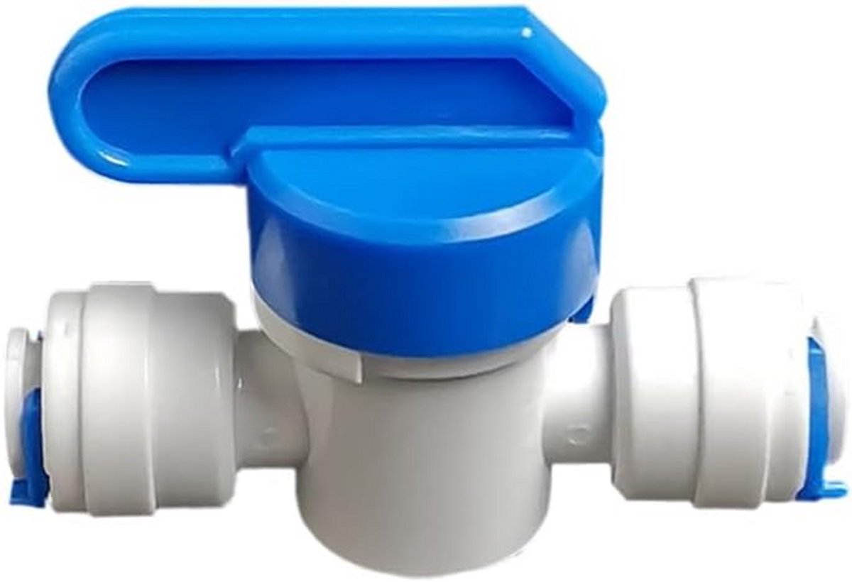 Waterkraan 9,53 mm voor Koelkast, Waterfilter, Omgekeerde Osmose en Ijsmachine
