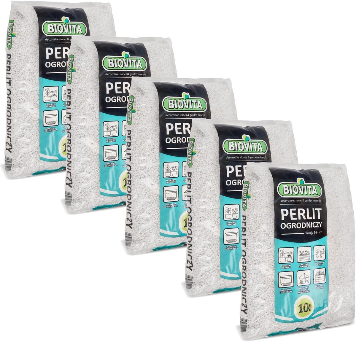 Luchtige Potgrond Verbeteraar - Sterk Waterhoudend Perliet voor Planten (50L)