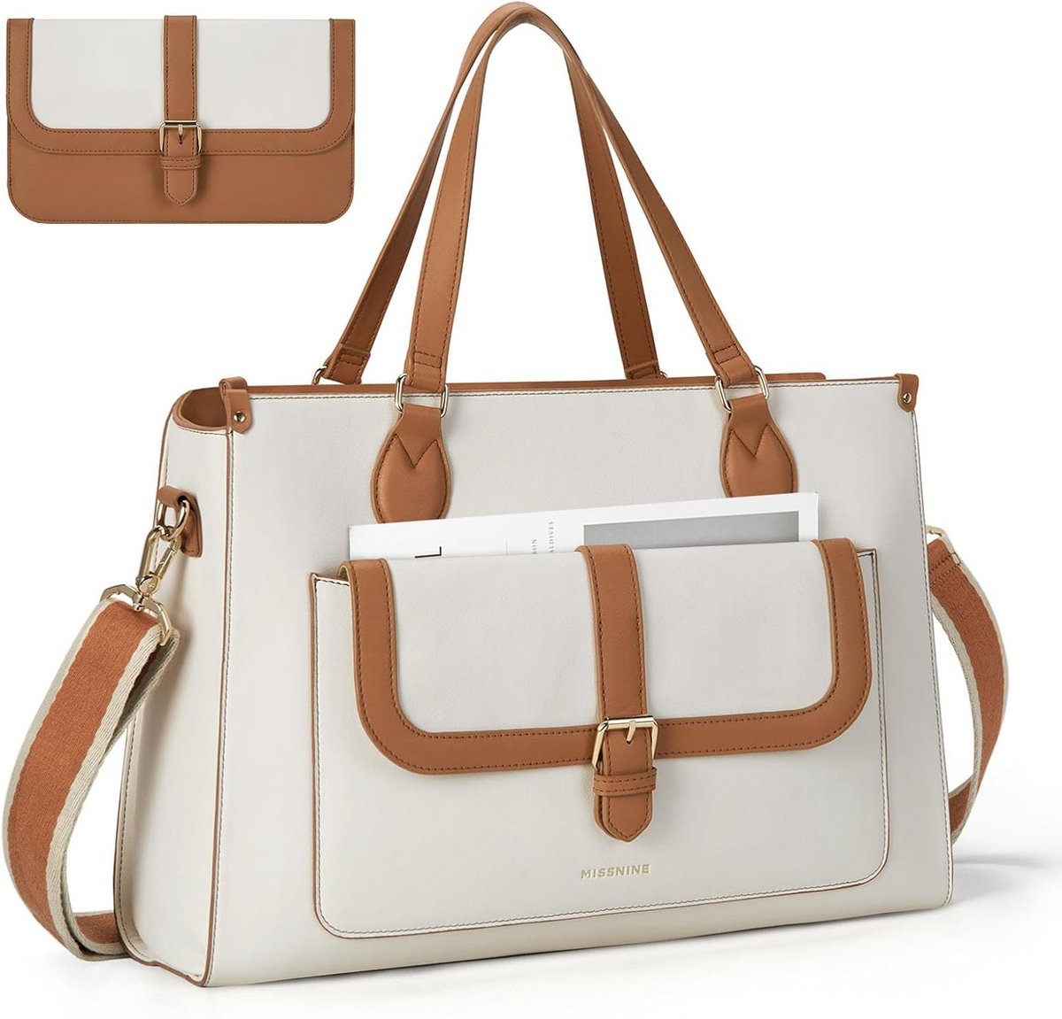Stijlvolle Laptoptas 15,6 inch voor Dames - Werk, Kantoor & Reizen Schoudertas