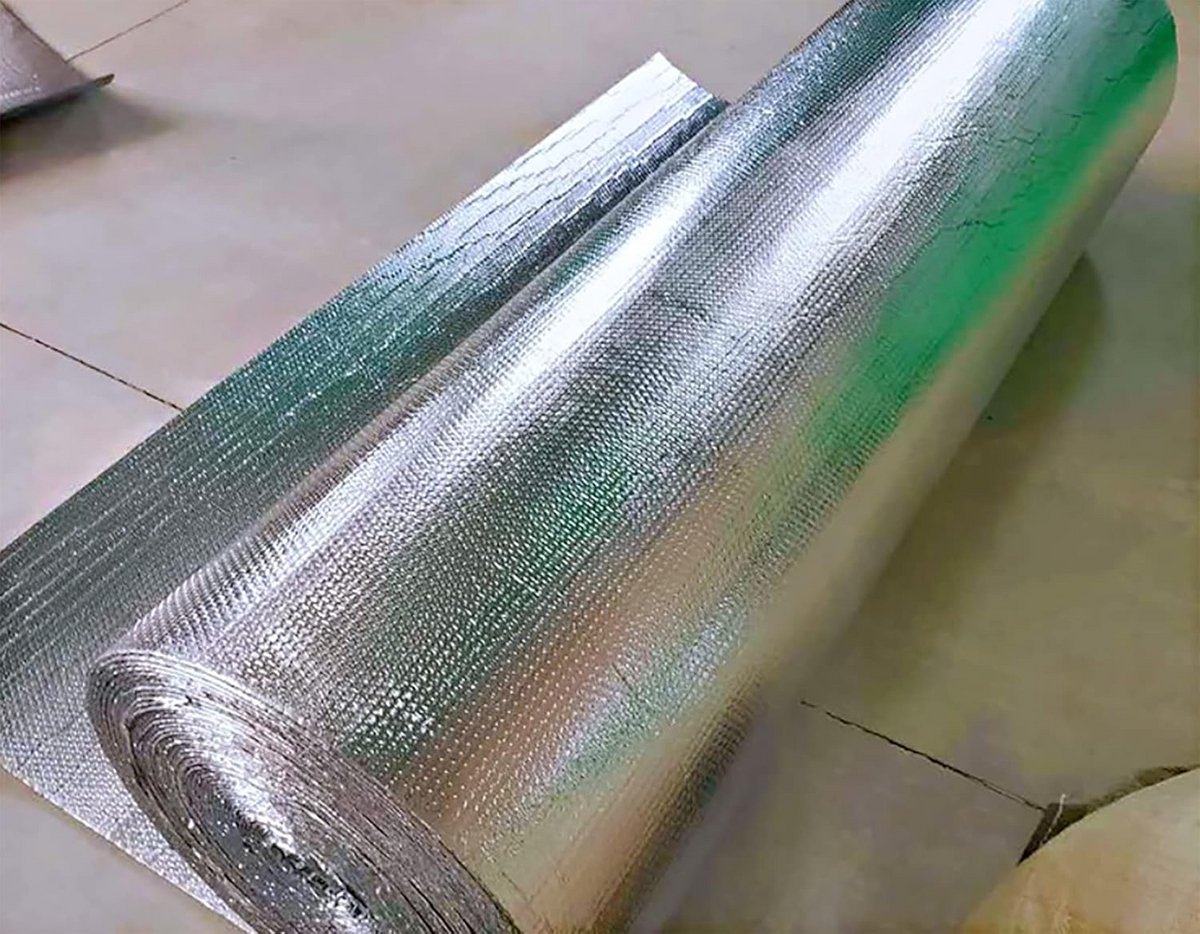 Energiebesparend Dampscherm Isolatie Folie voor Muren en Dak - Thermische Warmte Reflector (1x20m)