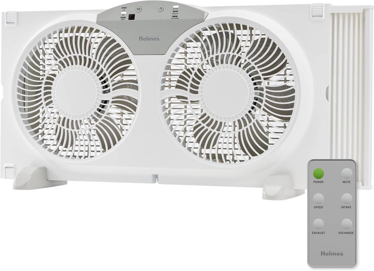 Dubbele Digitale Raamventilator 9 Inch