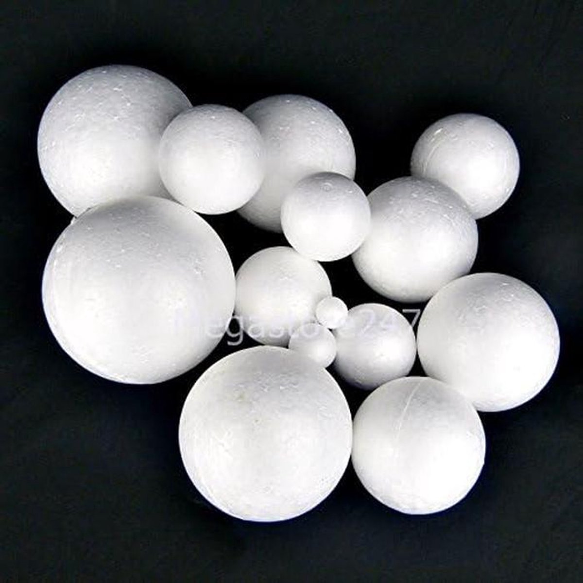 Schuim ballen - Polystyreen bollen - Knutselen en decoreren - Massief materiaal - 20 stuks 150mm - Wit