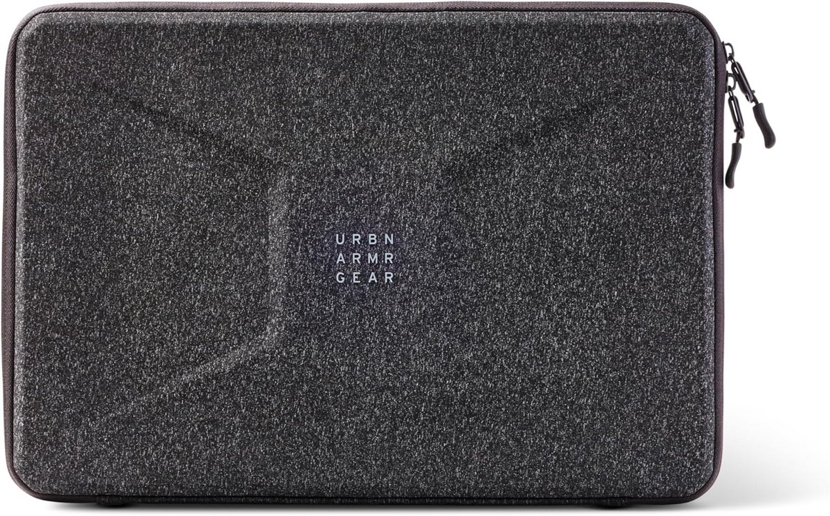 Schokbestendige Laptop Sleeve 13-14 inch - Beschermhoes met Opbergvak - Donkergrijs
