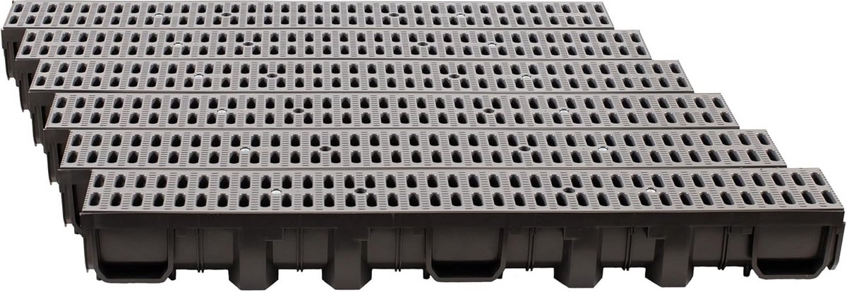 6 Meter Drainagegoot Set voor Oprit en Tuin - A15 Belastbaar