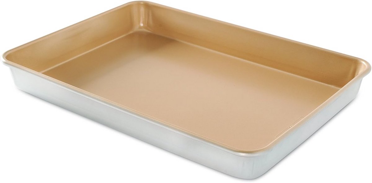Aluminium taartpan met hoge randen antiaanbaklaag