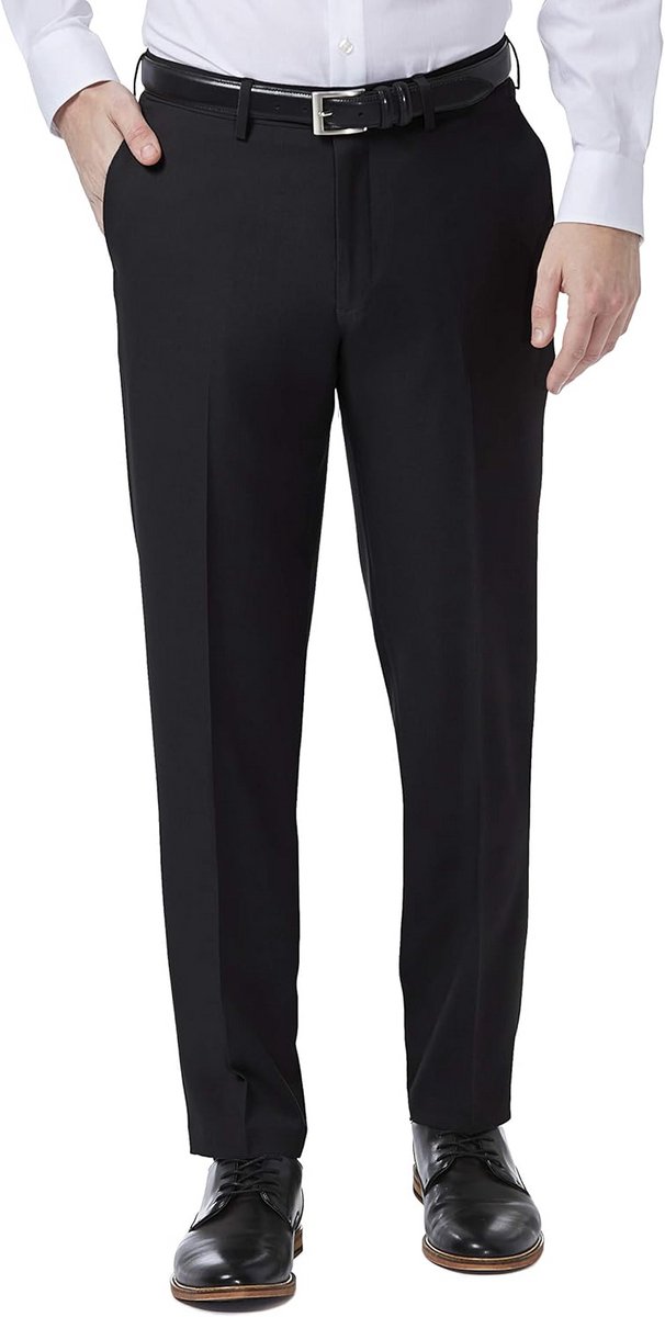 Heren Slim Fit Pantalon met Comfort Stretch en Flex Tailleband