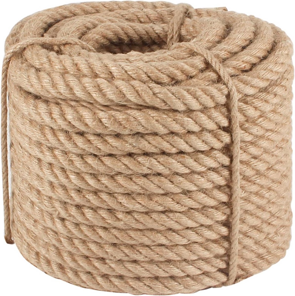Gedraaid Manila Touw - Jute Touw Hennep - Decoratie Ambachten - Natuurlijke Plantaardige Vezels - 3/4 "x 50ft - Natuurlijk