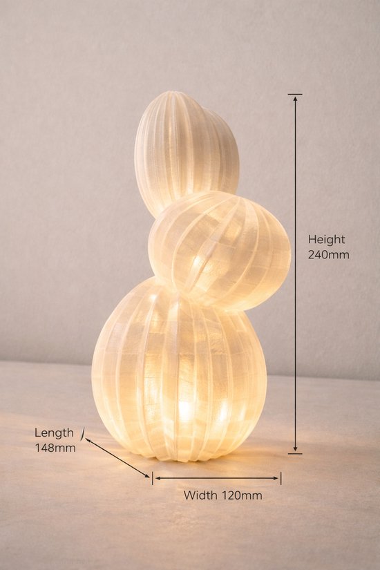 Noa Bunny Lamp – Limited Edition | Design Konijnen Tafellamp LEDlicht Met USB aansluiting | Sfeerlamp Nachtlampje Kinderkamer — afbeelding 4