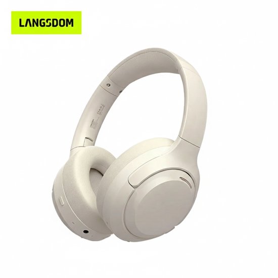 Koptelefoon- bluetooth- Actieve Ruisonderdrukking (ANC) & ENC Microfoon- 70 Uur Batterij- Comfortabele- Over-Ear