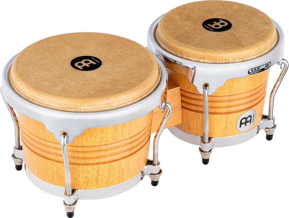 Houten Bongo Set voor Beginners en Gevorderden - Natuurlijke Klank