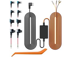 Olvy Hardwire Kit Dashcam - Accubeveiliging - 24-Uurs Bewaking - USB-C Aansluiting - Compact