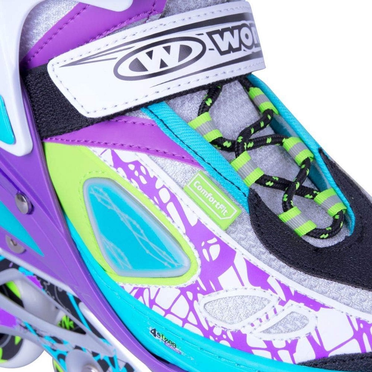 Verstelbare Inline Skates voor Kinderen en Volwassenen - Comfortabel en Veilig - ABEC 7 Lagers