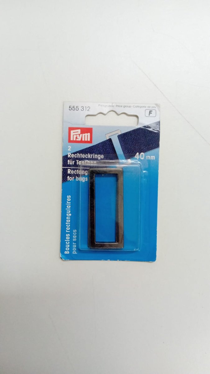 Prym Rechthoeklussen voor tassen 40 mm