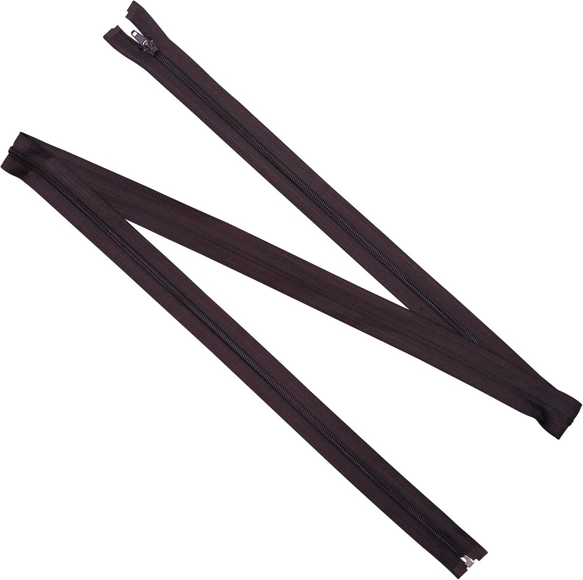 Set van 6 Deelbare Spiraalritsen N°5 150 cm met Schuiver voor Naaien en DIY