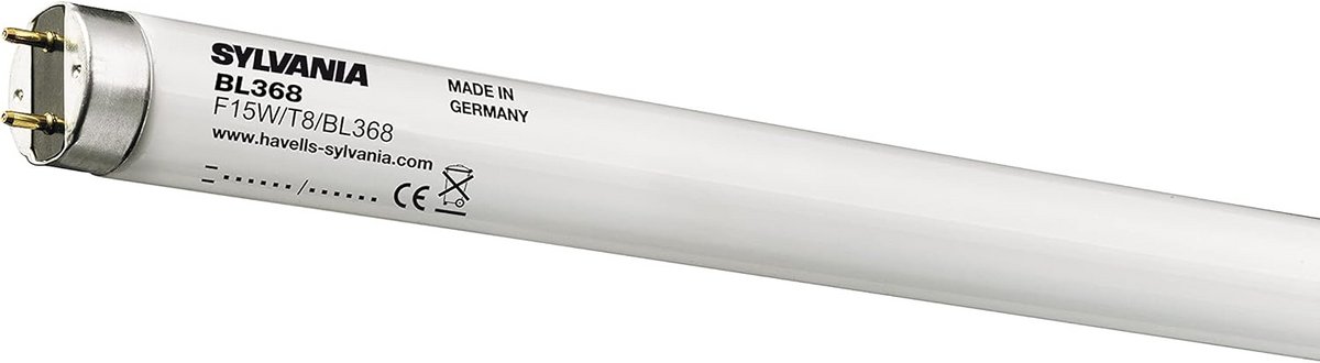 UV-C Zwart Licht TL Buis G13 Fitting 15W Rechte Vorm Lange Levensduur