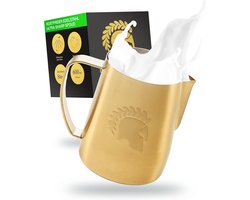 RVS Melkopschuimkan voor Latte Art - 350ml & 500ml Opties