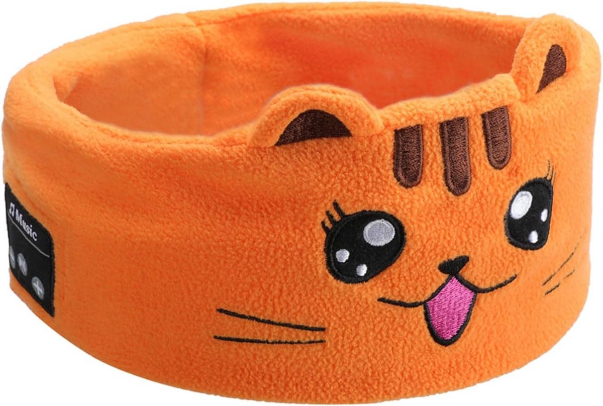 Kinder oogmasker met Bluetooth hoofdtelefoon - Verduisterend slaapmasker met ingebouwde luidsprekers - Comfortabel fleece ontwerp