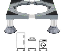 Wasmachine Verhoger - Wasmachine Opbouwmeubel - Wasmachine Sokkel - Anti Slip & Verstelbaar - Ook voor Droger, Koelkast en Vriezer - 300 Kg Draagkracht - 4 Poten - Hoogte 16 tot 19 cm - van Imperatoris