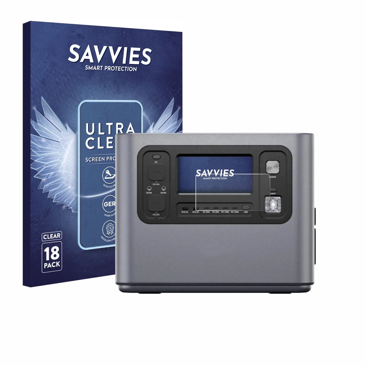 Savvies - Screenprotector voor Aferiy P280 - Folie Beschermfolie transparant 18 Stuks