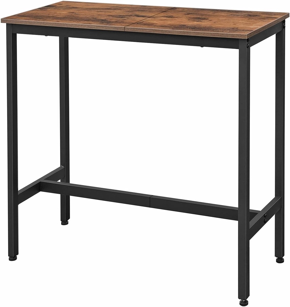 Hoppa! Vintage Bartafel - Rustiek Bruin - Metaal - 100 x 40 x 90 cm (L x B x H)