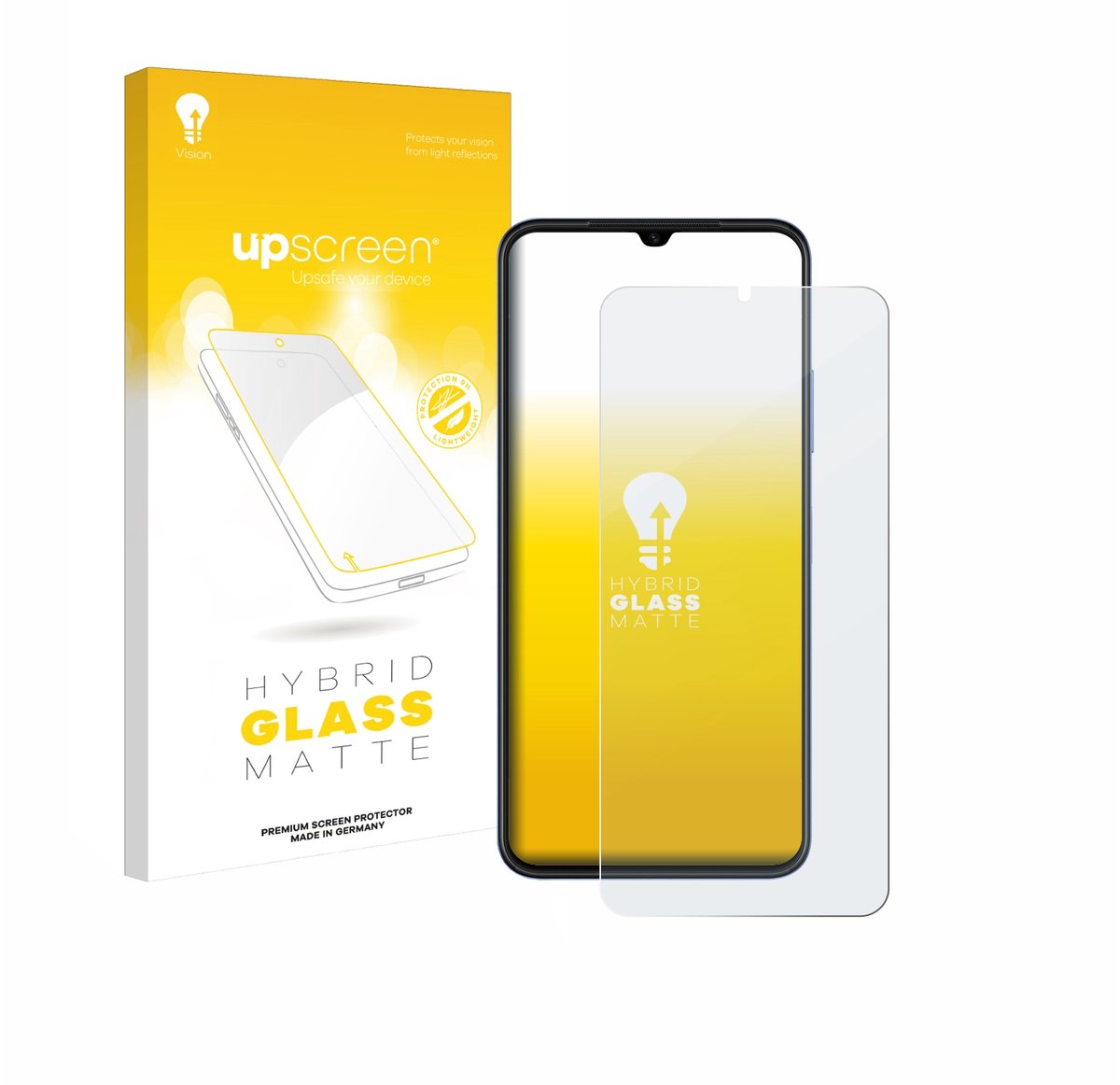 upscreen - Screenprotector voor Huawei Nova Y61 - Folie Beschermfolie Beschermglas matte