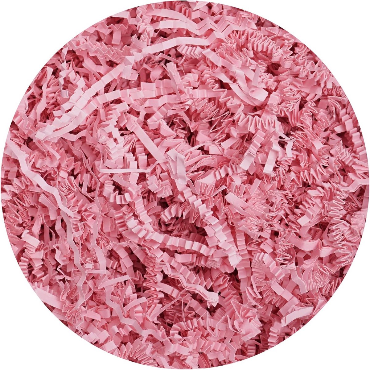 Lichtroze Kreukelpapier Vulling voor Geschenken en Decoratie - 1kg Versnipperd Papier