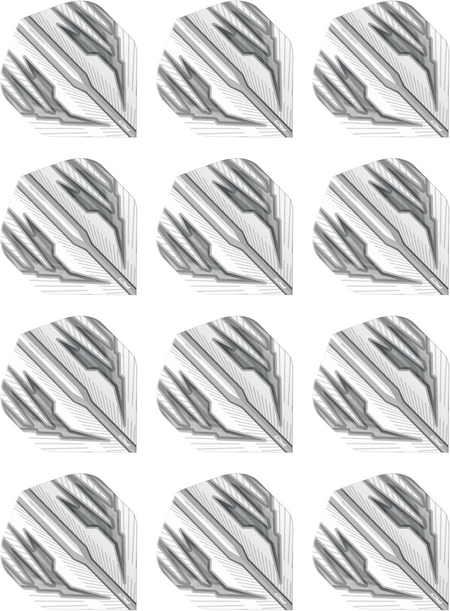 Set van 12 Extra Dikke Standaard Dartflights (4 Sets) - Duurzaam en Robuust