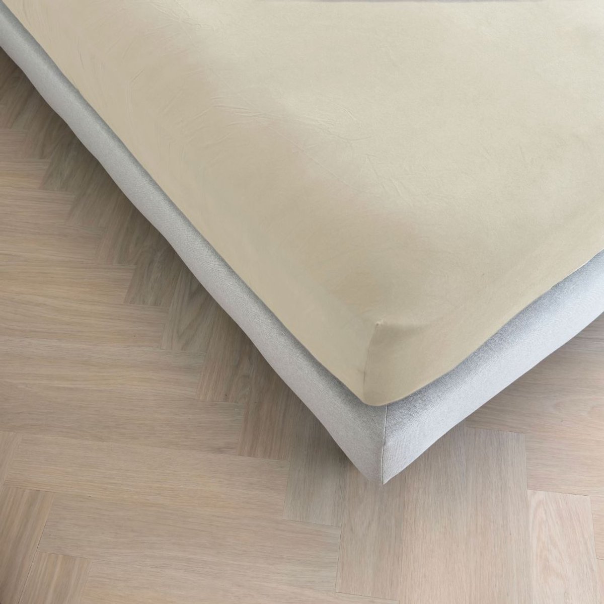 Kayori Simba Topper Hoeslaken Bamboe - 140-160x200-220cm - Matrasdikte 12 cm - Ademend & Hypoallergeen - Zand