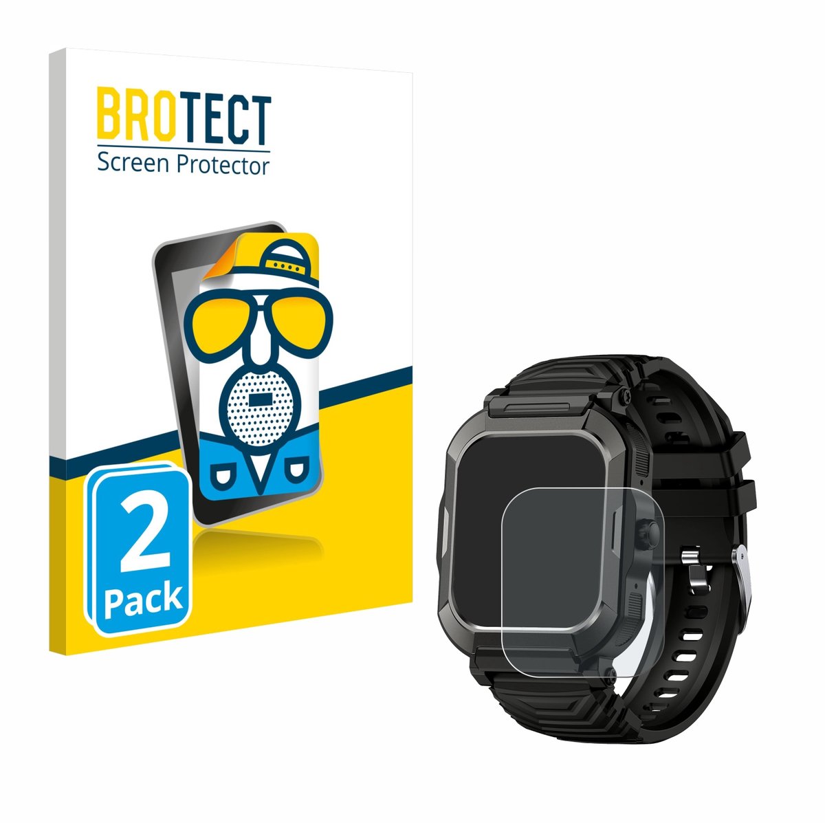 BROTECT - Screenprotector voor Popglory H52 - Folie Beschermfolie matte 2 Stuks