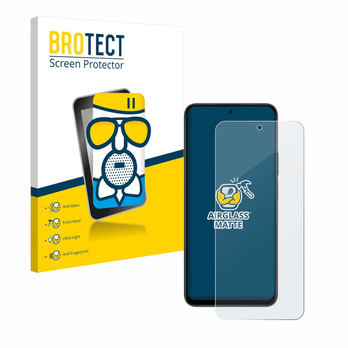 BROTECT - Screenprotector voor Honor X7d 4G - Folie Beschermfolie Beschermglas matte