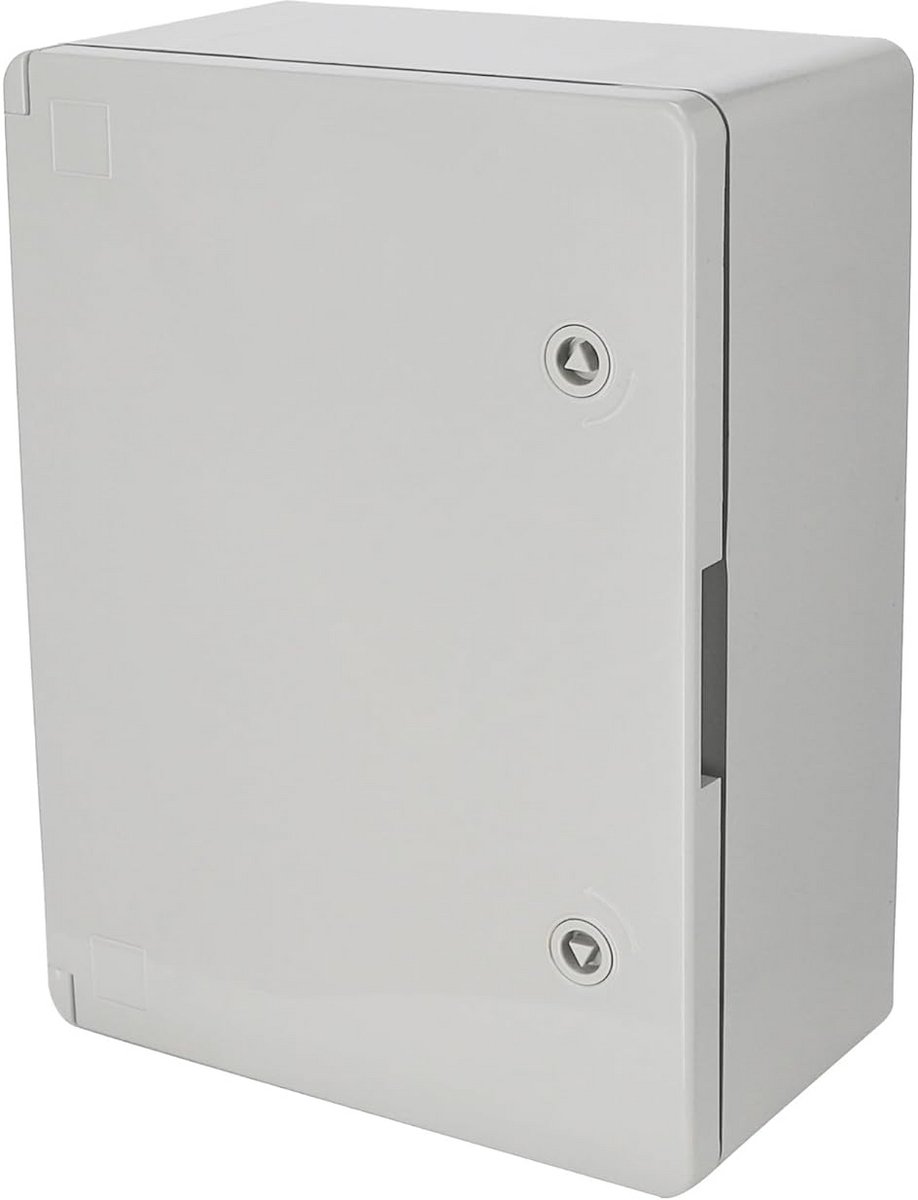 Waterdichte Verdeelkast IP65 400x300x170mm Grijs - ABS Elektrakast met Montageplaat voor Binnen en Buiten