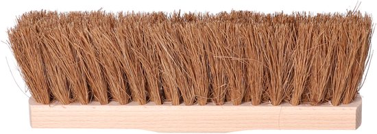Buemag Straatbezem Cocos voor buiten - Kop 29 cm - bruin - Houten steel 140 cm - schroefdraad van Buemag — afbeelding 4