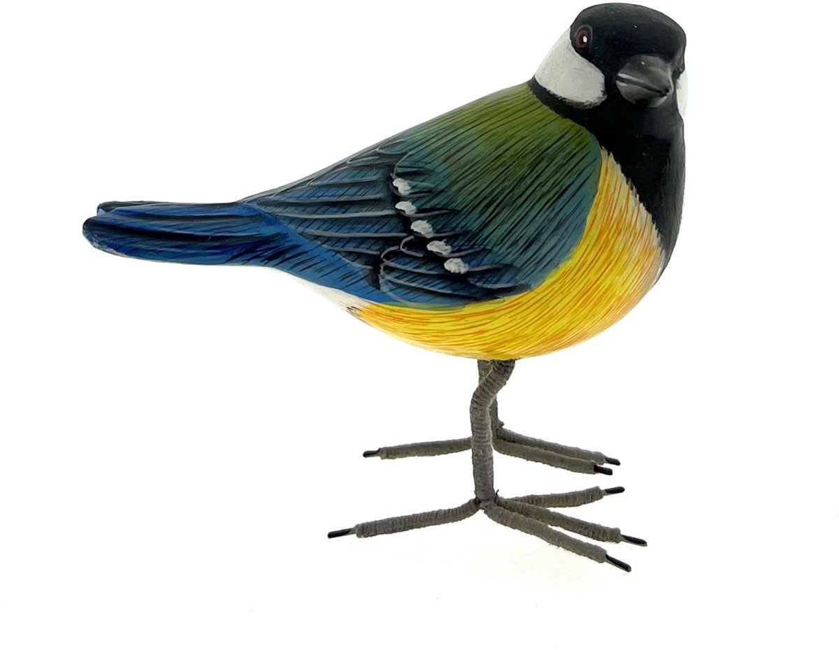 Koolmees hout 10 cm