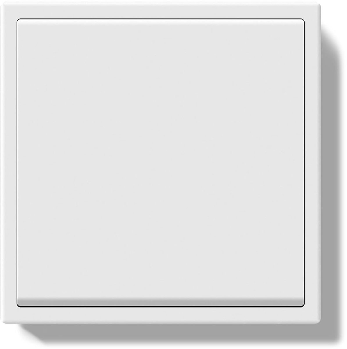 Inbouw Lichtschakelaar - Wandschakelaar - Verlichting Bediening - Eenvoudige Montage - 80x80mm - Wit