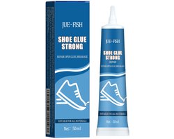 TLVX Zeer Sterke Schoenlijm 50ml / Sneaker lijm / Transparantie Seconde lijm voor Schoenen / Schoen Lijmen / Kleding Reparatie / Shoe Glue / Zool Verlijmen / Laars / Instappers / Slippers / Boots / Loafer / Pumps / Sandalen / Hakken / Waterproof